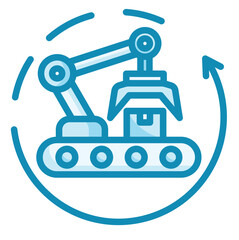 Obraz premium Pull Production Icon