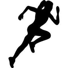 Running Silhouette