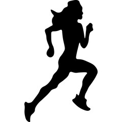 Running Silhouette