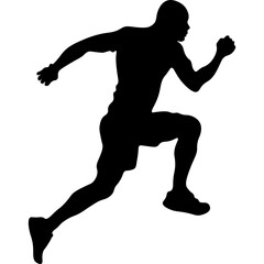 Running Silhouette
