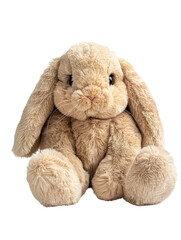 Adorable plush bunny rabbit toy with long floppy ears, soft fur, and cute expression, perfect for children or as a gift.