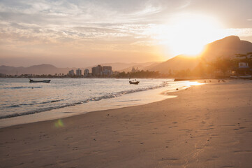 Por do Sol litoral de SP.