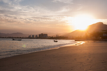 Por do Sol litoral de SP.