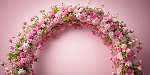 Blossom arch made of pink flowers, blossom, arch, pink, flowers, nature, spring, garden, romantic, breathtaking, scenic, isolated, botanical, vibrant, beauty, background, park, floral