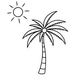 illustration of a palm tree
