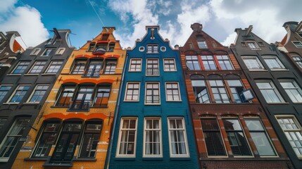 Fototapeta premium holland building style