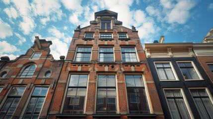 Fototapeta premium holland building style