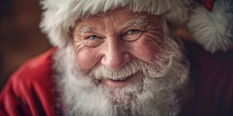 Santa Claus, a classic Christmas character, radiates joy and cheer with his heartwarming smile and iconic red suit. His jolly and magical presence embodies the warm holiday spirit