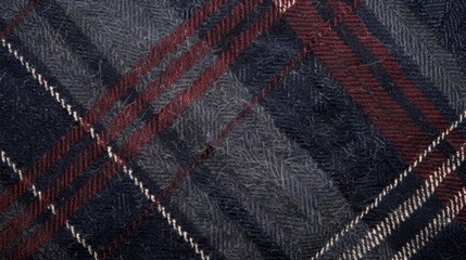 Stately classic background featuring traditional argyle pattern in shades of navy, gray, and burgundy.