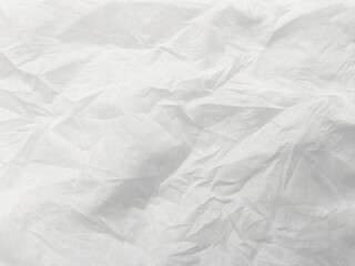 abstract crumpled white tissue photo background