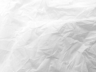 abstract crumpled white tissue photo background