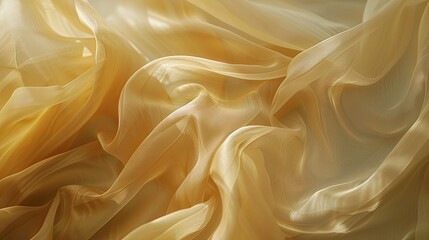 Obraz premium Luxurious orange satin fabric, showcasing smooth textures and rich colors, perfect for themes of opulence, warmth, and fashion