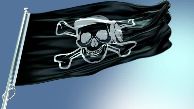 pirate flag with skull