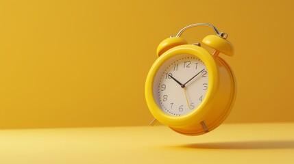 Vivid color alarm clock background