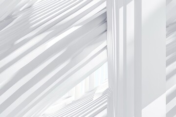 White Minimalist Abstract Background created with Generative AI