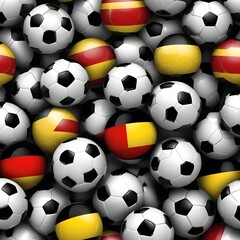 Fussball 2025 Deutschland set of balls