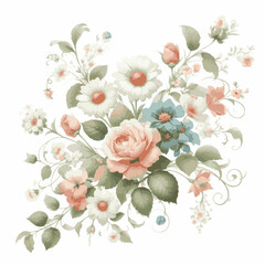 Colorful Beautiful Floral Design