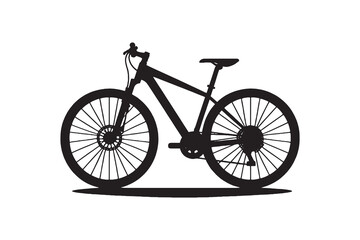 Fototapeta premium Bicycle Icon vector silhouette Illustration artwork