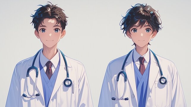 男性医師のアバターアイコン8