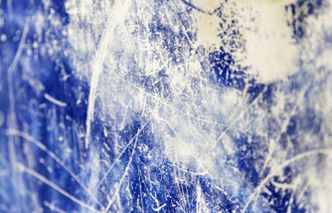 Scratched white wall