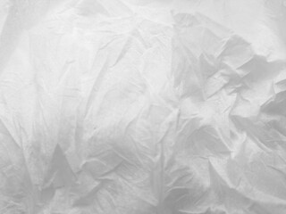 abstract crumpled white tissue photo background