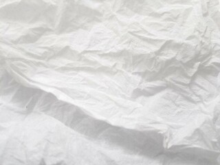 abstract crumpled white tissue photo background