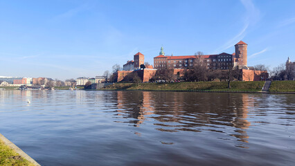 The Wawel Royal Castle in Krakow, Poland