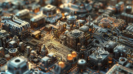 Visualization of artificial intelligence advancements in an infographic format, intricate model of data processing and machine learning, highly detailed photograph, ultra-sharp and clear