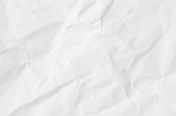 white crumpled paper