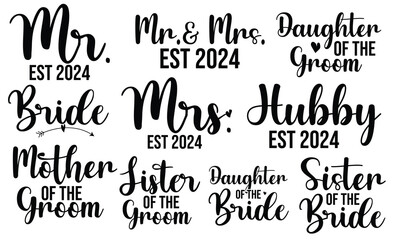 Wedding SVG Bundle