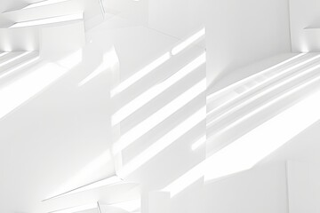 Obraz premium White Minimalist Abstract Background created with Generative AI