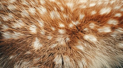 Fototapeta premium Majestic Close-Up of Deer Fur Showing Natural Color Gradient and Elegant Texture, Generative AI