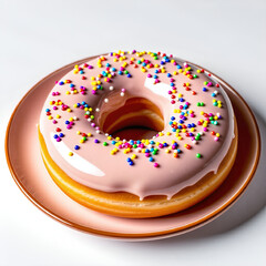 Fototapeta premium sweet donuts Generative AI