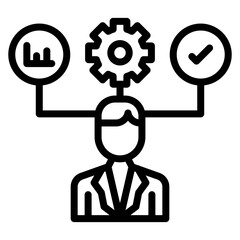 Skills Assessment icon vector image. Can be used for Job Fair.