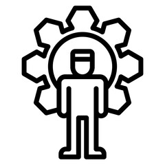 Responsibility icon vector image. Can be used for Organization.