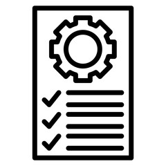 Job Description icon vector image. Can be used for Hiring Process.