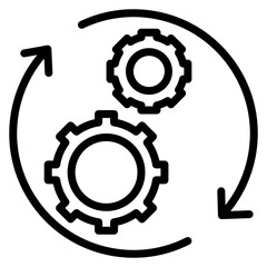 Integration icon vector image. Can be used for Digital Disruption.