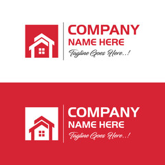 Real Estate Logo Icon Design Vector