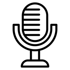 Microphone icon vector image. Can be used for Press Freedom Day.