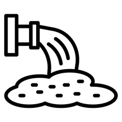 Concrete icon vector image. Can be used for Raw Metrial.