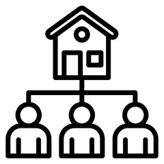 Inheritance icon vector image. Can be used for Inheritance.