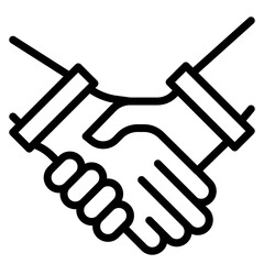 Cooperation icon vector image. Can be used for Data Science.