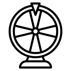 Spinning Wheel icon vector image. Can be used for Burnout.