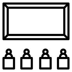 Film Buff icon vector image. Can be used for Urban Tribes.