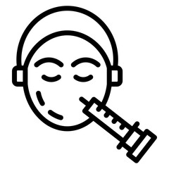 Plastic Surgeon icon vector image. Can be used for Plastic and Cosmetic Surgery.