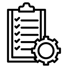 Technical Specifications icon vector image. Can be used for Engineer in Mechanics.