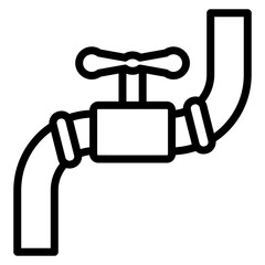 Gas Valve icon vector image. Can be used for Oil And Gas.