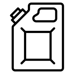 Gasoline Jug icon vector image. Can be used for Oil And Gas.