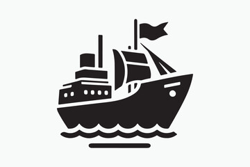 Obraz premium Ship Vector Art & Illustration