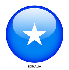 SOMALIA flag button on white background